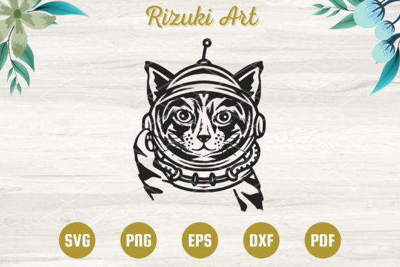 Cat Astronout SVG: A Cute Graphics Asset for Crafts