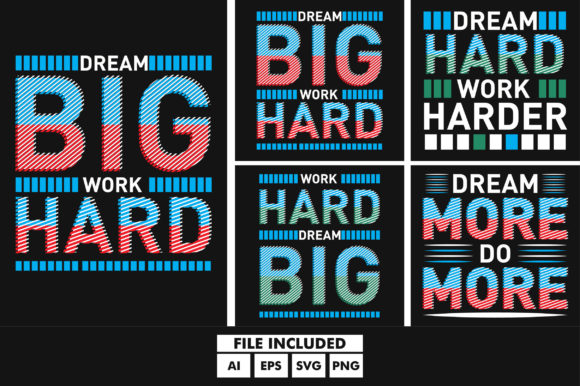 Dream Typography Quotes SVG Bundle: Graphics & Crafts Review