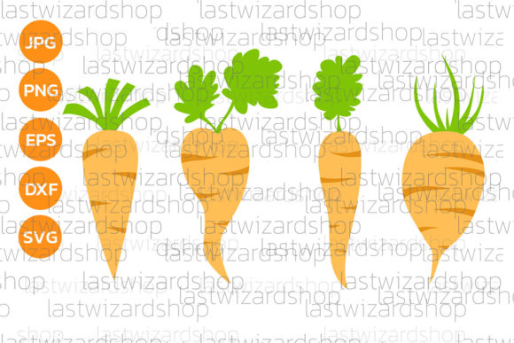Easter Carrots Svg, Graphics & Crafts