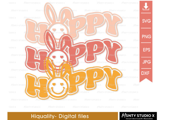 Happy Bunnies SVG: Graphics for Crafts & Small Business