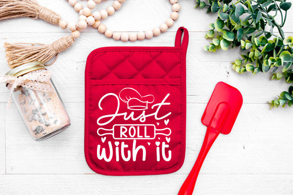 Just Roll with It Pot Holder Svg: Graphics for Crafts