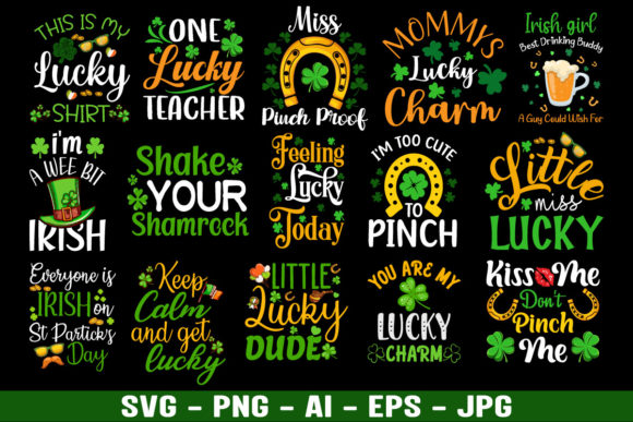 St Patrick's Day SVG Graphics for Crafts and Publishing