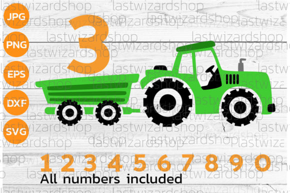 Tractor Birthday Svg, Farm Barnyard Svg